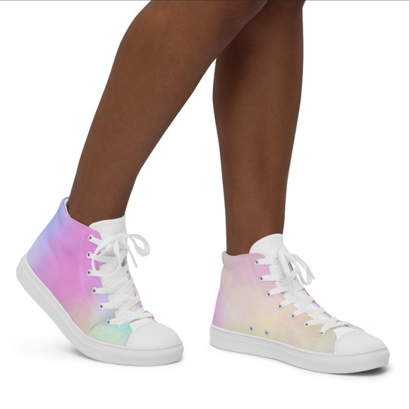 Women High Top Canvas Shoes - Picture 10 of 11